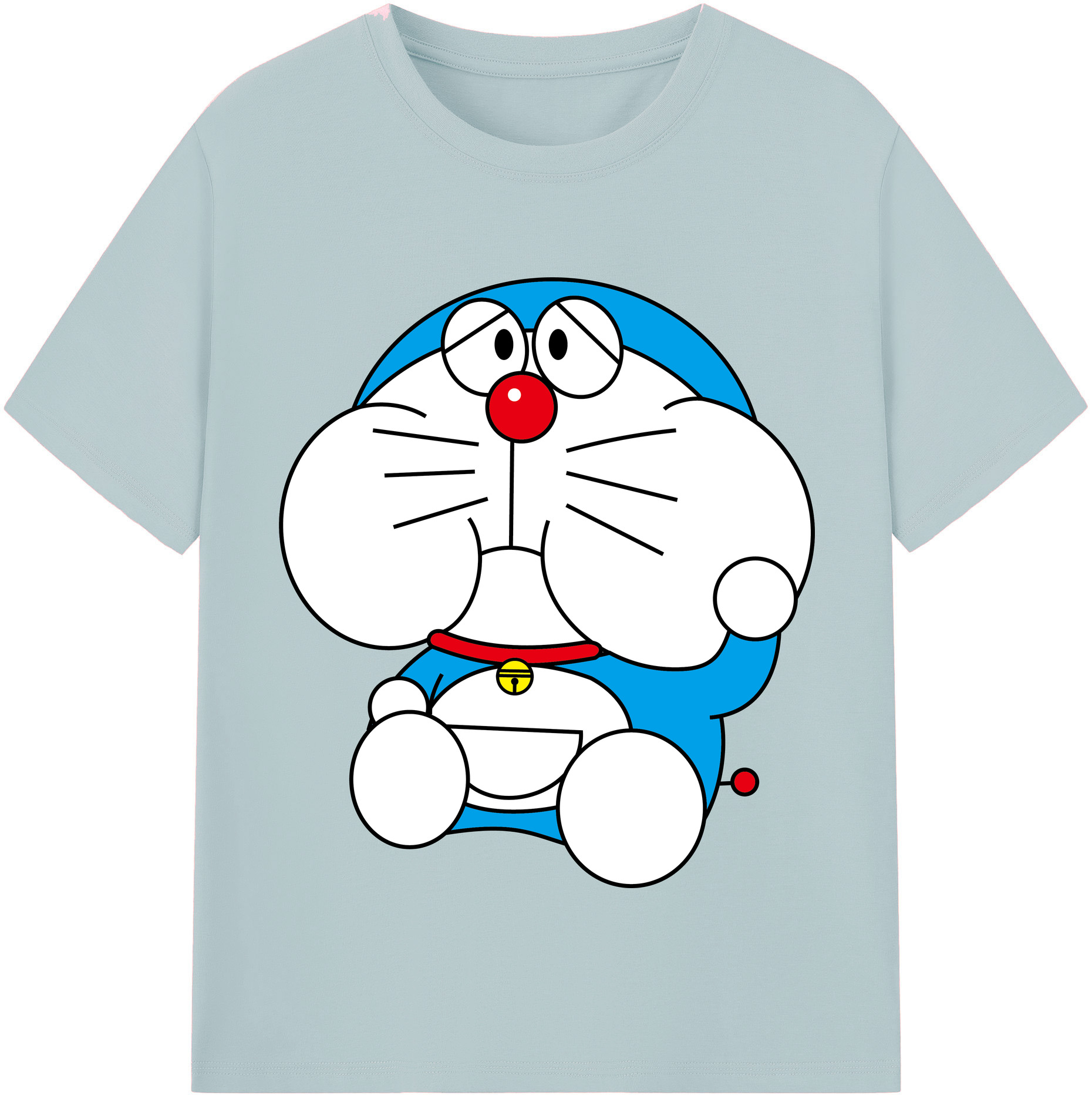 （画像用） ドラえもん Doraemon 綿100％半袖Tシャツ（フロントプリント）